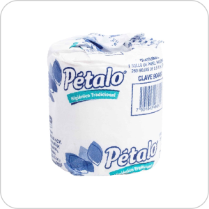 Papel higiénico Pétalo individual