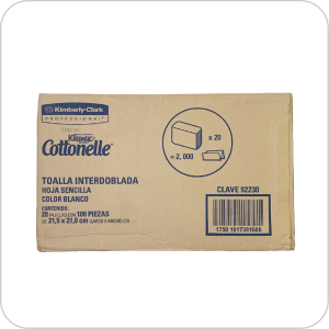 Toalla interdoblada Cottonelle