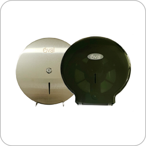 Despachadores papel higiénico plástico o metal