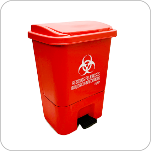 Bote de basura para residuos peligrosos